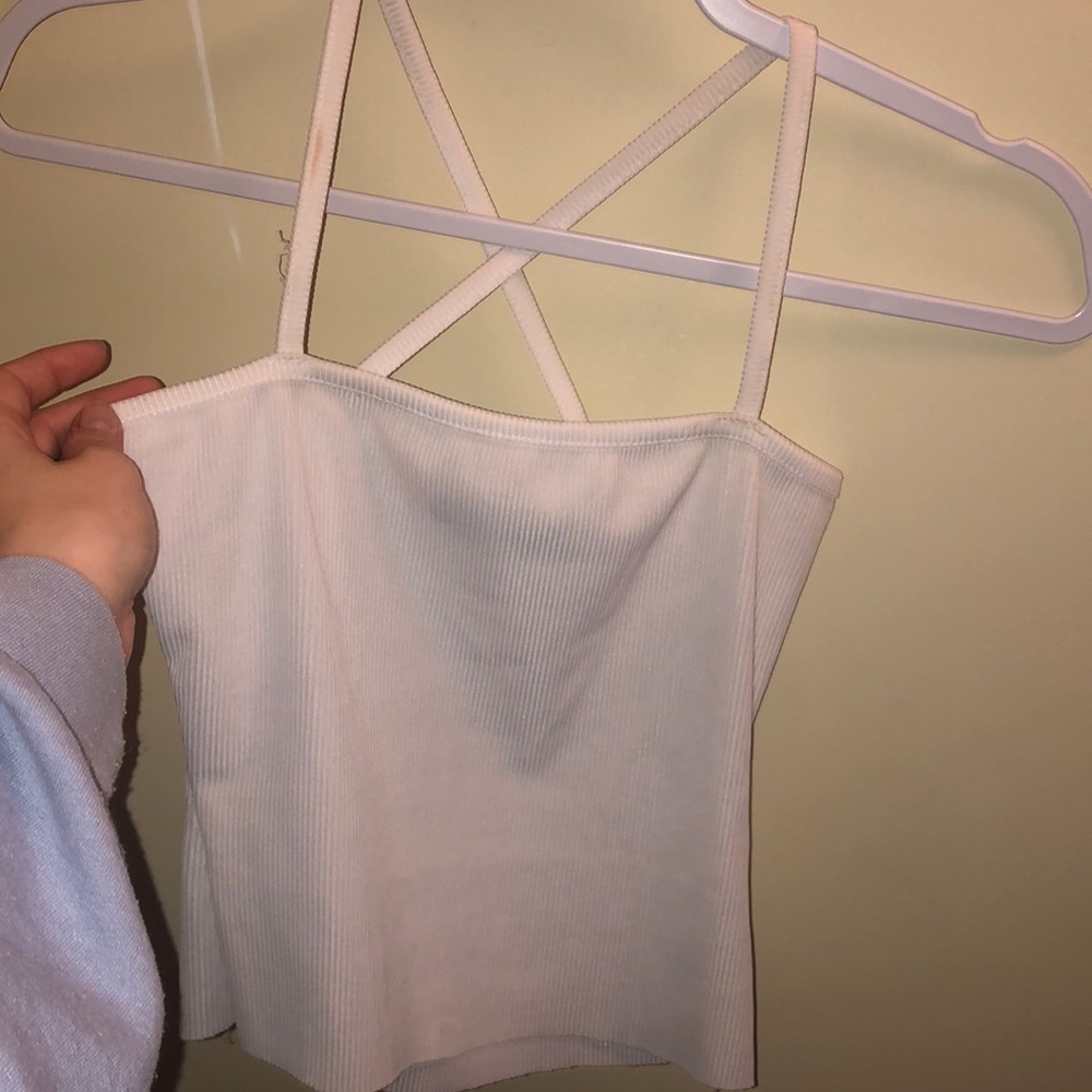 White Nastygal cami top